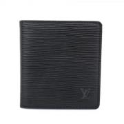 Pre-owned Fabric wallets Louis Vuitton Vintage , Black , Heren