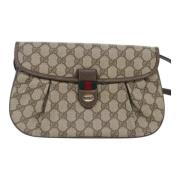 Pre-owned Canvas gucci-bags Gucci Vintage , Beige , Dames