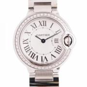 Pre-owned Glass watches Cartier Vintage , White , Dames