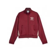 Paarse trui met kenmerkende details Adidas , Purple , Dames