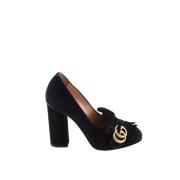 Pre-owned Suede heels Gucci Vintage , Black , Dames