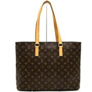 Pre-owned Fabric louis-vuitton-bags Louis Vuitton Vintage , Brown , Da...