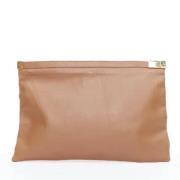 Pre-owned Leather clutches Maison Margiela Pre-owned , Brown , Dames