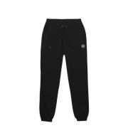 Fleece Sweatpants Zwart Colmar , Black , Heren