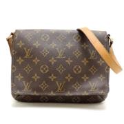 Pre-owned Fabric louis-vuitton-bags Louis Vuitton Vintage , Brown , Da...