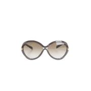 Pre-owned Plastic sunglasses Louis Vuitton Vintage , Brown , Dames