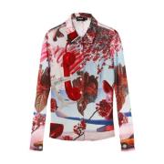 Bloemenprint Casual Overhemd Desigual , Multicolor , Dames