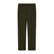 Gabardine Stretch Slim Fit Broek Avocado Joseph , Green , Dames