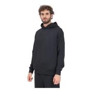 Zwarte Hoodie Flag Oversized Sweater New Era , Black , Heren