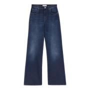 Wide Leg Jeans Wanda Model Pinko , Blue , Dames