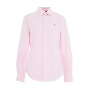 Roze Aw23 Damesoverhemd Ralph Lauren , Pink , Dames