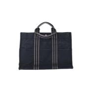 Pre-owned Cotton totes Hermès Vintage , Black , Dames