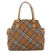 Pre-owned Fabric handbags Burberry Vintage , Brown , Dames