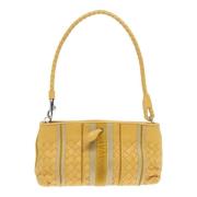 Pre-owned Leather shoulder-bags Bottega Veneta Vintage , Yellow , Dame...