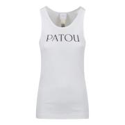 Witte Iconische Tanktop Patou , White , Dames