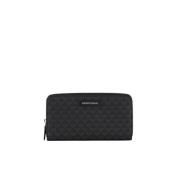 Stijlvolle Portemonnee Array Groot Emporio Armani , Black , Dames