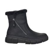 Winter Enkellaarzen Rieker , Black , Dames