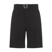 Zwarte stijlvolle shorts voor mannen Jil Sander , Black , Heren