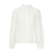 Cloud Dancer Blouse Freewear Ichi , White , Dames