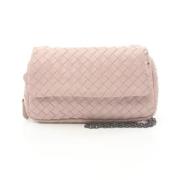 Pre-owned Leather shoulder-bags Bottega Veneta Vintage , Pink , Dames