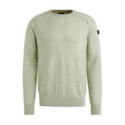 R-neck Pullover Soft Blend Sweater PME Legend , Green , Heren