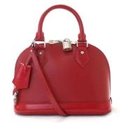 Pre-owned Leather louis-vuitton-bags Louis Vuitton Vintage , Red , Dam...