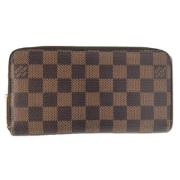 Pre-owned Canvas wallets Louis Vuitton Vintage , Brown , Dames