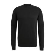 Katoen Modal Pullover Vanguard , Black , Heren