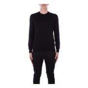 Zwarte Sweater Model Regular Fit Alpha Studio , Black , Heren