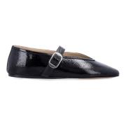 Patent Ballerina Flats Le Monde Beryl , Black , Dames