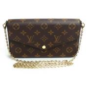 Pre-owned Fabric louis-vuitton-bags Louis Vuitton Vintage , Brown , Da...