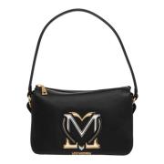 Hart Handtas met Afneembare Band Love Moschino , Black , Dames