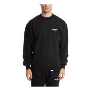 Gestreept Logo Sweatshirt Represent , Black , Heren