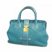 Pre-owned Fabric louis-vuitton-bags Louis Vuitton Vintage , Blue , Dam...