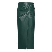 Knoop Taille Rok Simona Corsellini , Green , Dames