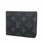 Pre-owned Fabric wallets Louis Vuitton Vintage , Black , Heren