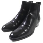 Pre-owned Leather boots Yves Saint Laurent Vintage , Black , Heren