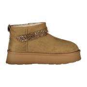 Bruine Dameslaars met Bontdetail Laura Biagiotti , Brown , Dames