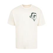 Logo Appliqué Crew Neck T-shirts Givenchy , White , Heren