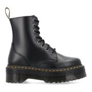 Zwarte Gesloten Jadon Platformlaarzen Dr. Martens , Black , Dames