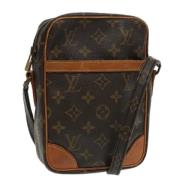 Pre-owned Canvas louis-vuitton-bags Louis Vuitton Vintage , Brown , Da...