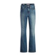 Hoge Taille Bootcut Jeans Levi's , Blue , Dames