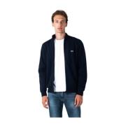 Heren Zip Tracktop in Navy Blue Lacoste , Blue , Heren