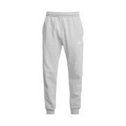 Grijze Sportbroek met Logoborduursel Nike , Gray , Heren