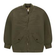 Bomberjack met patchwork vosvoering Giorgio Brato , Green , Heren