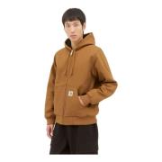 Gewatteerde Hoodie Carhartt Wip , Brown , Heren