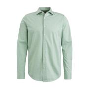 Lange Mouw Pique Jersey Shirt Vanguard , Green , Heren