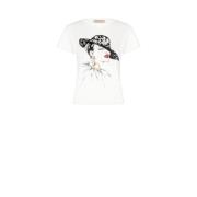 Winter T-shirt Collectie 2024/25 Rinascimento , White , Dames