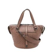 Pre-owned Leather totes Bottega Veneta Vintage , Brown , Dames