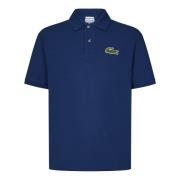 Blauw Polo Shirt Unisex Kleding Lacoste , Blue , Heren